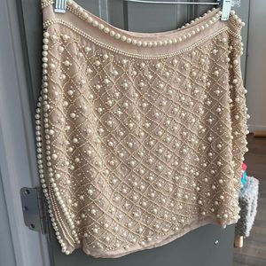 Beaded Zara Basics Skirt